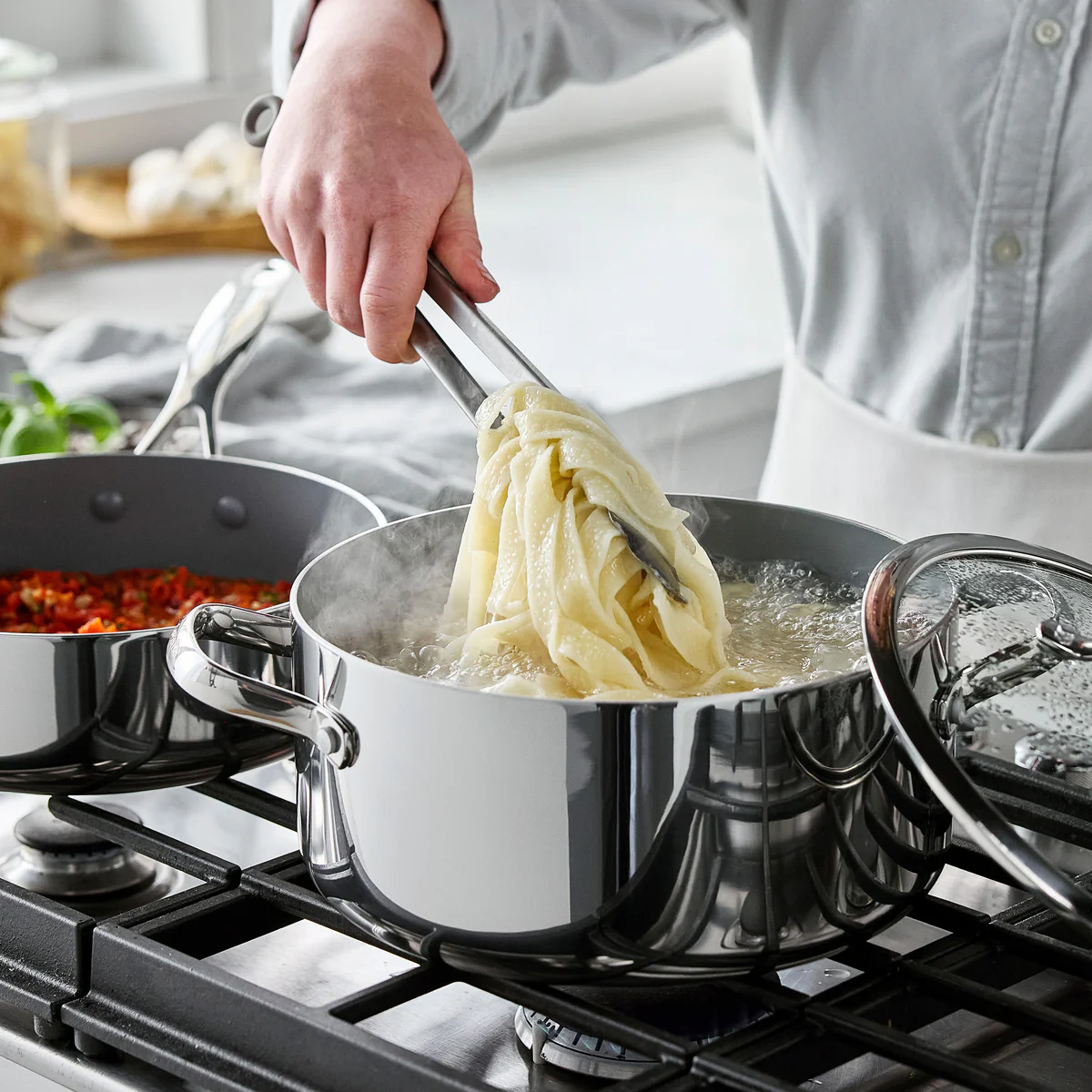 Valencia Pro Stainless Steel 10-Piece Cookware Set