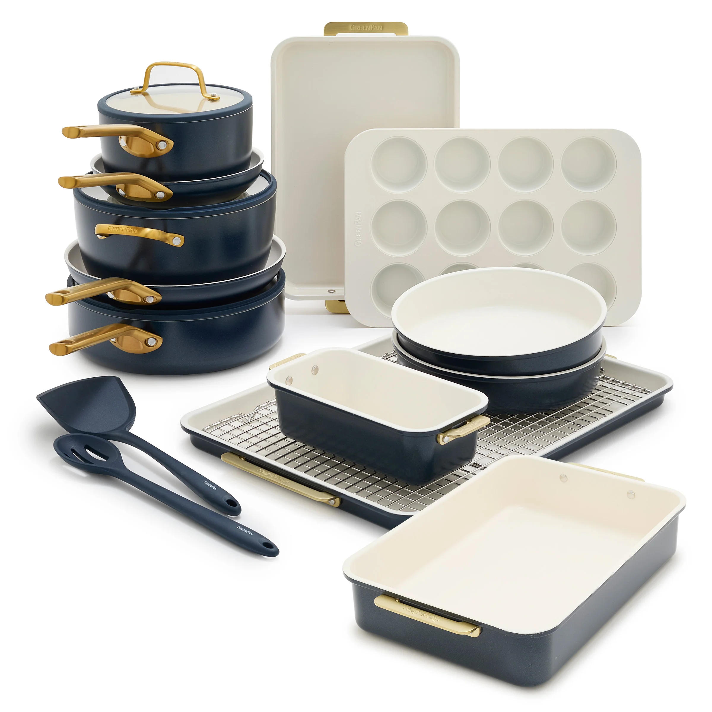 Reserve Pro 18-Piece Cookware & Bakeware Set | Twilight