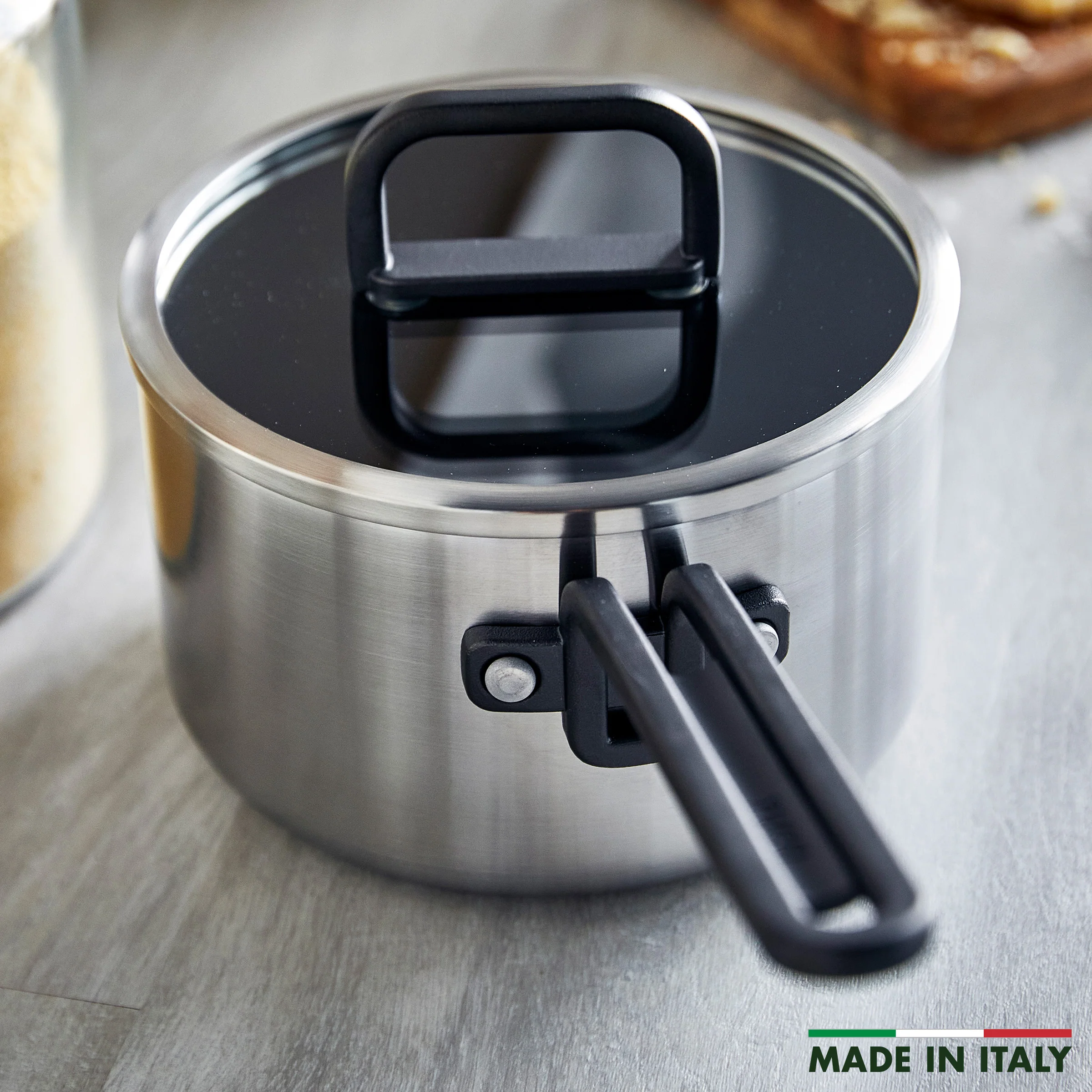 Stanley Tucci™ Stainless Steel Ceramic Nonstick 2-Quart Saucepan with Lid