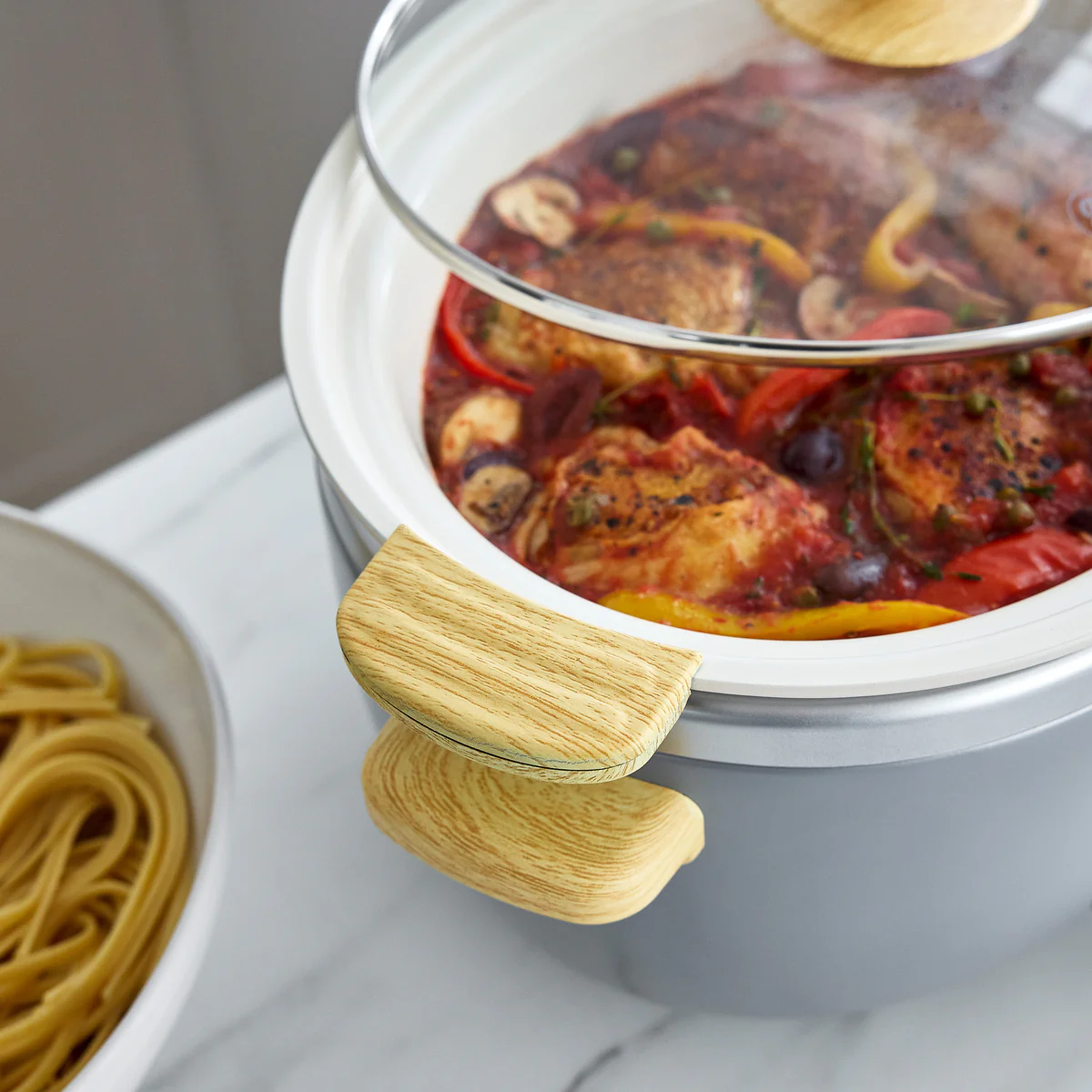 GreenLife Healthy 6-Quart Slow Cooker | Quartz Gray