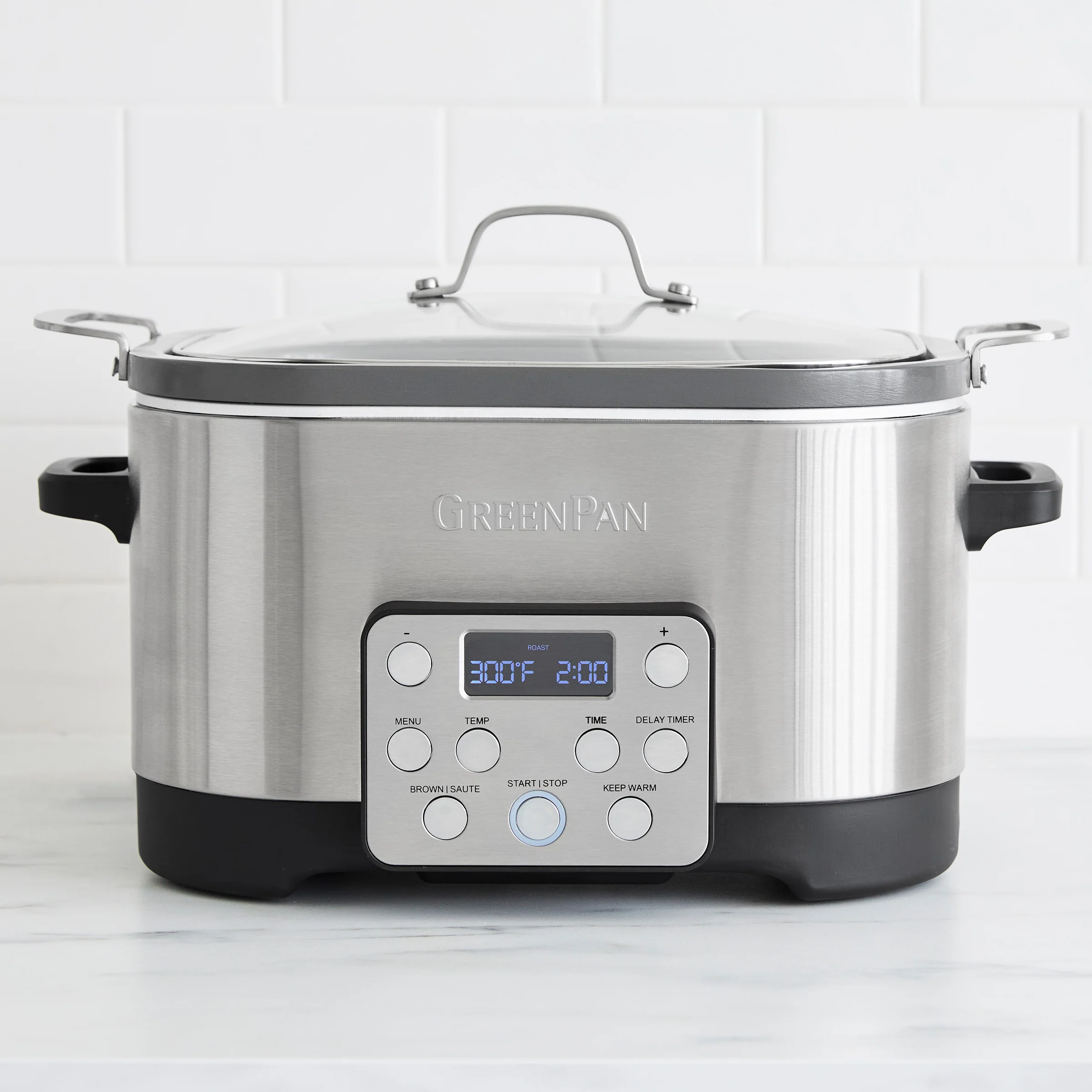 7-in-1 6-Quart Slow Cooker with In-Pot Browning | Stainless Steel