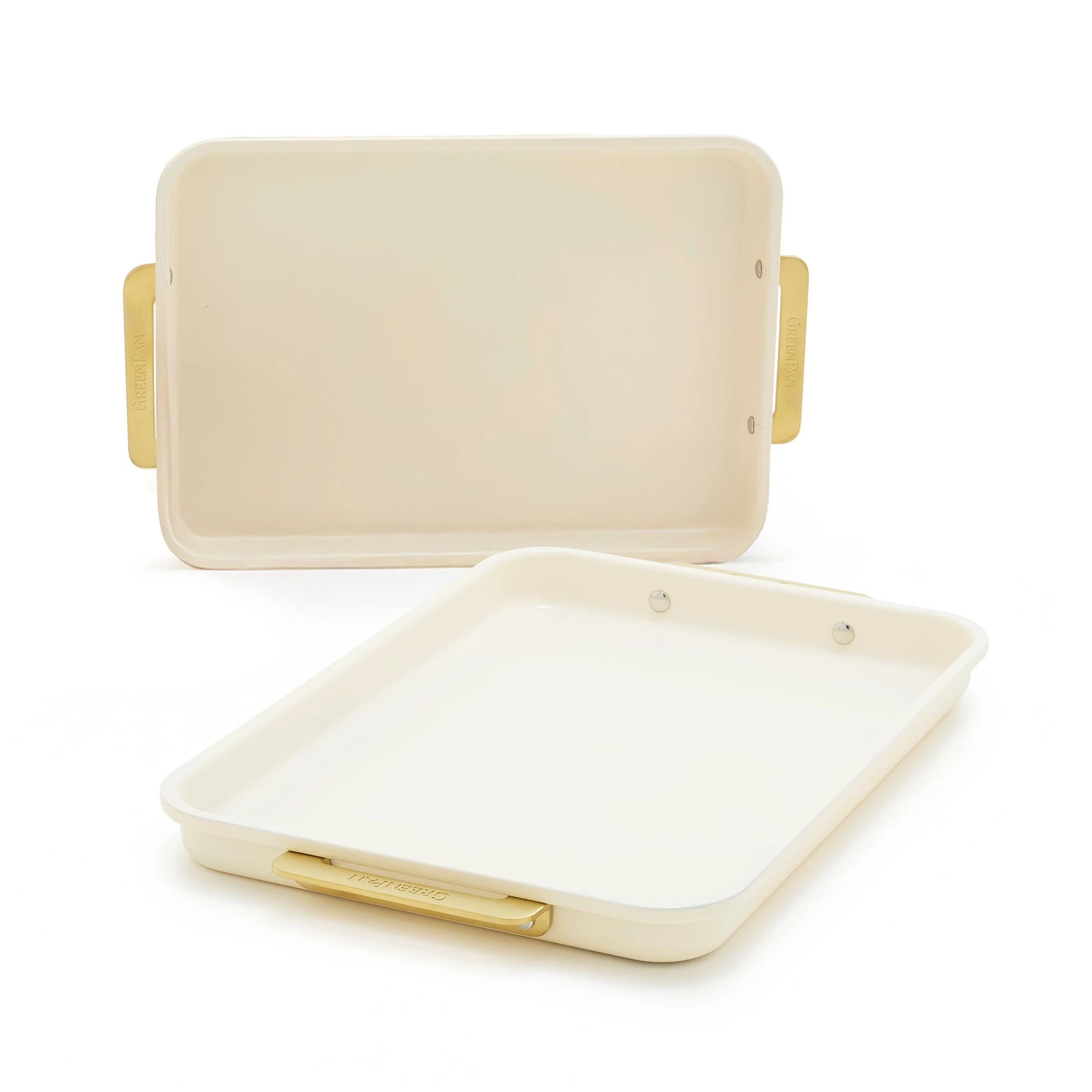 Reserve Bakeware 2-Piece 13 x 9 Quarter Sheet Pan Set | Cream