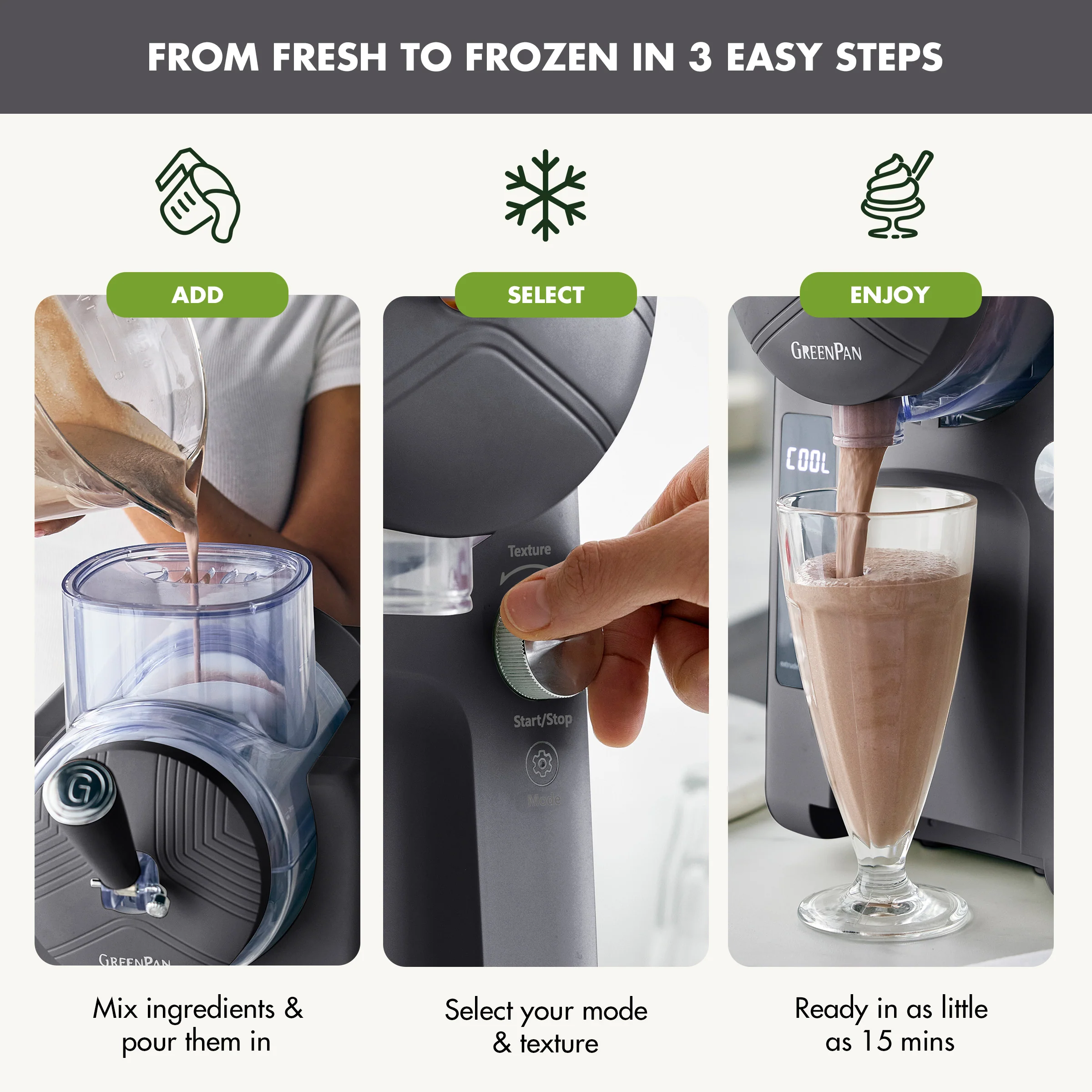 Frost 15-in-1 Ice Cream & Frozen Drink Maker | Licorice
