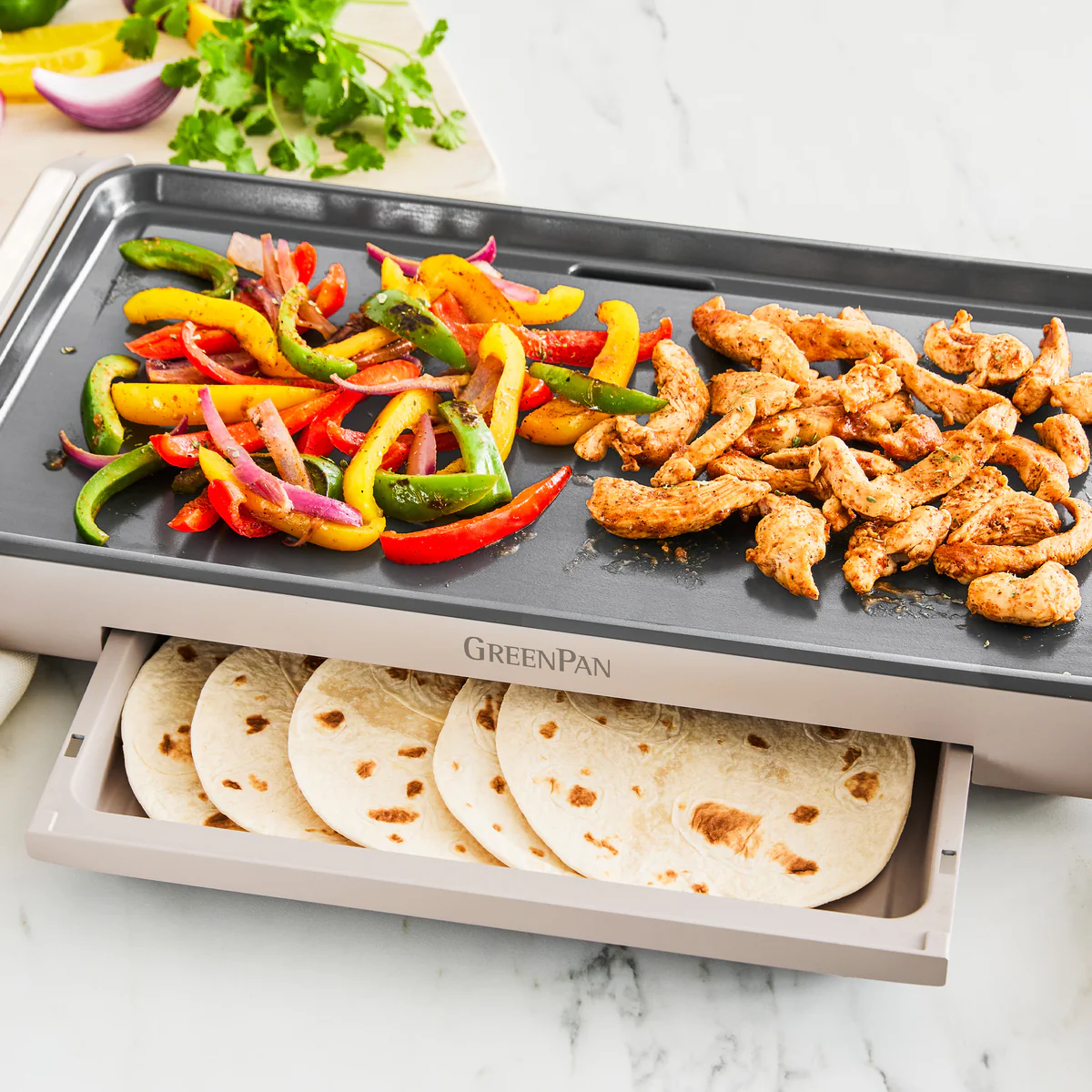 Advanced Griddle with Warming Drawer | Clay