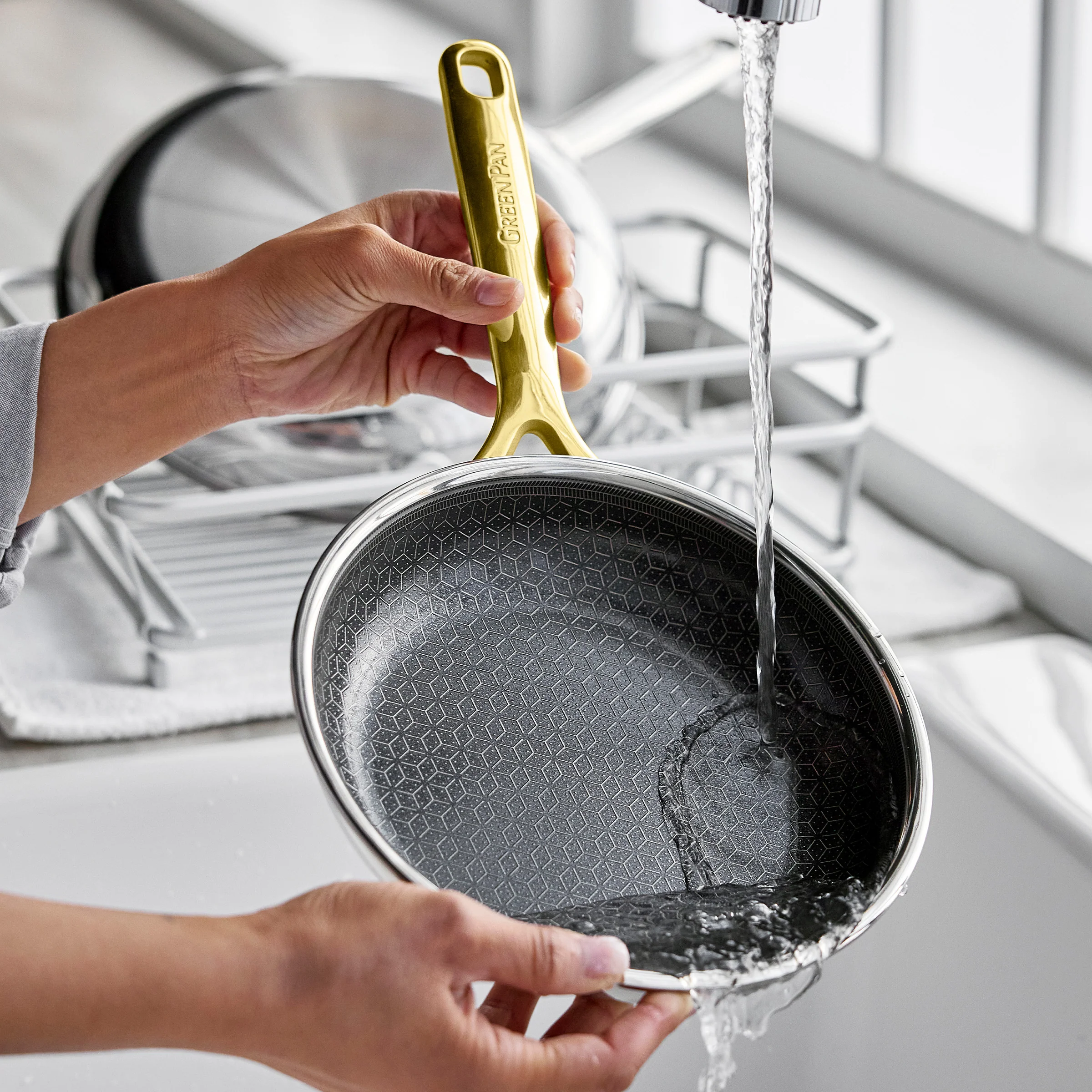 Spectra Gold Thermobond Hybrid Ceramic Nonstick 8, 10 and 12 Frypan Set