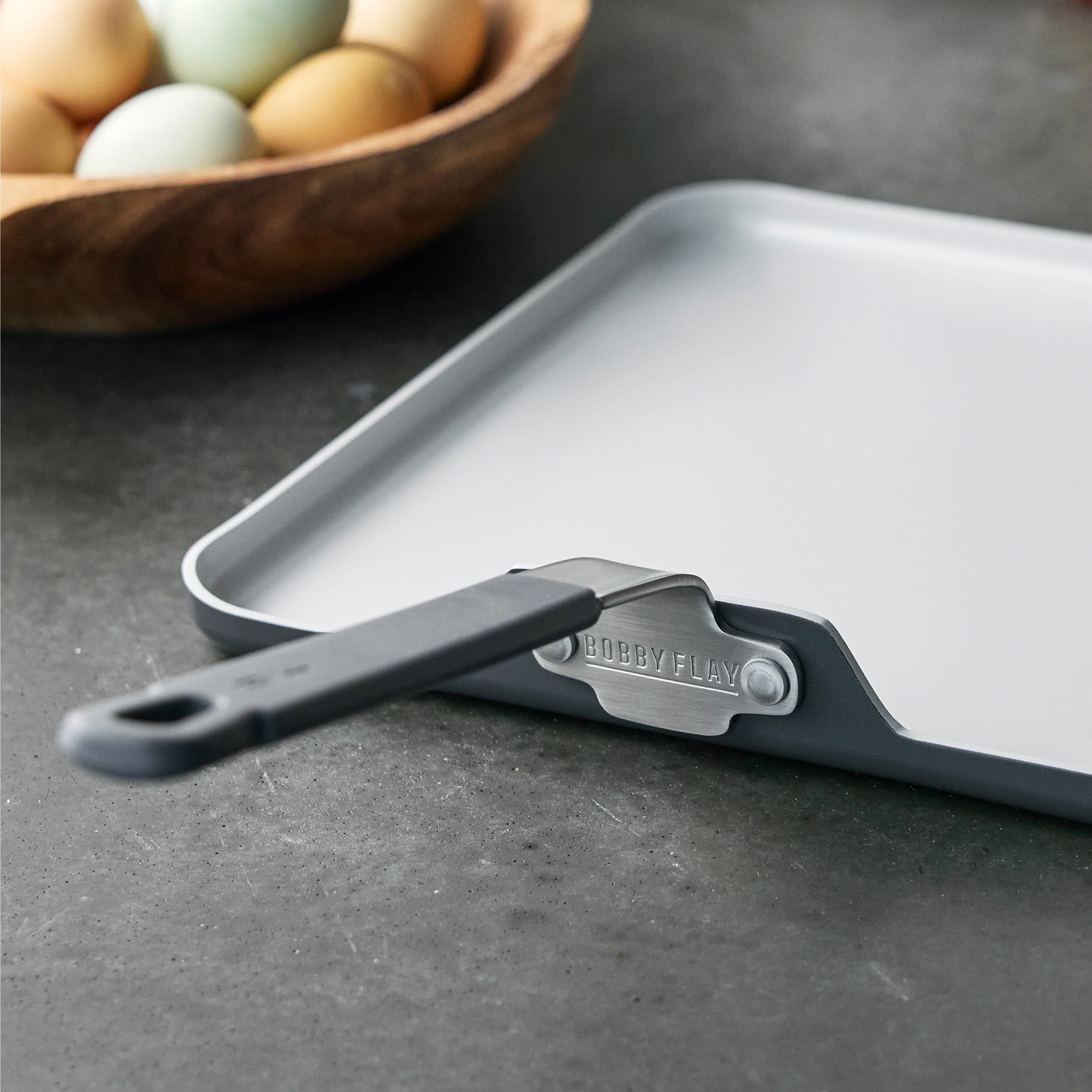 Bobby Flay by GreenPan Professional Ceramic Nonstick 11 Square Griddle | Graphite