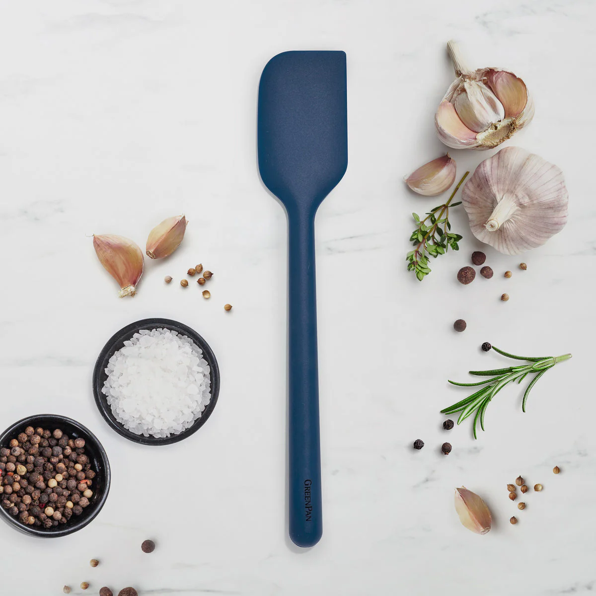 Platinum Silicone Spatula | Navy
