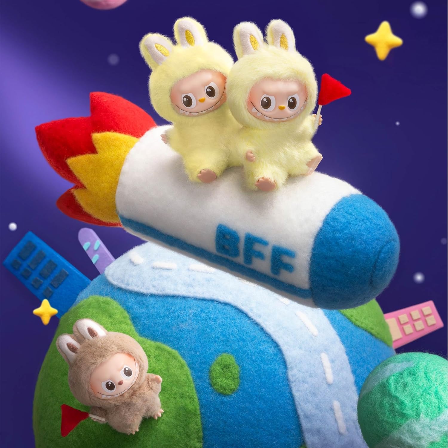 POP MART The Monsters Pin for Love Series-Vinyl Plush Blind Box (N-Z), Labubu Collectible Toys, Holiday Birthday Gifts for Girls and Boys