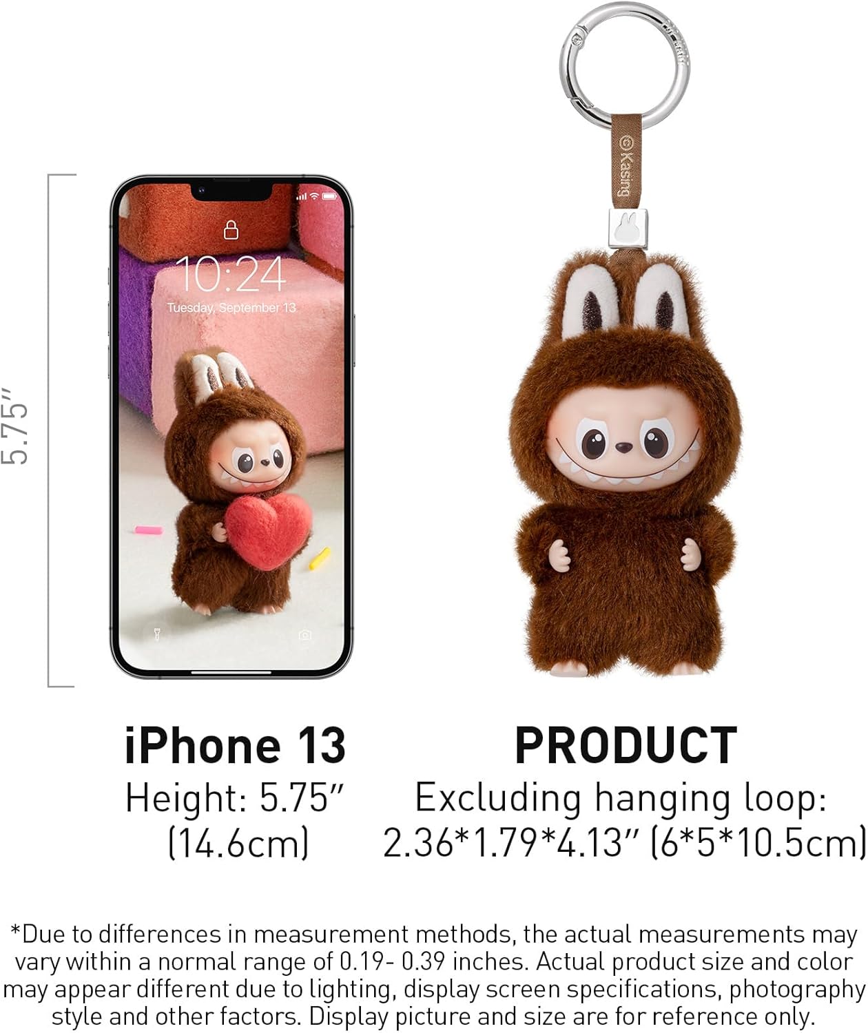 POP MART The Monsters Pin for Love Series-Vinyl Plush Blind Box (N-Z), Labubu Collectible Toys, Holiday Birthday Gifts for Girls and Boys