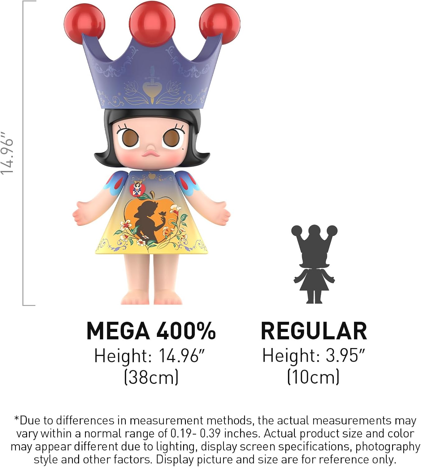 POP MART MEGA Royal Molly 400% Snow White