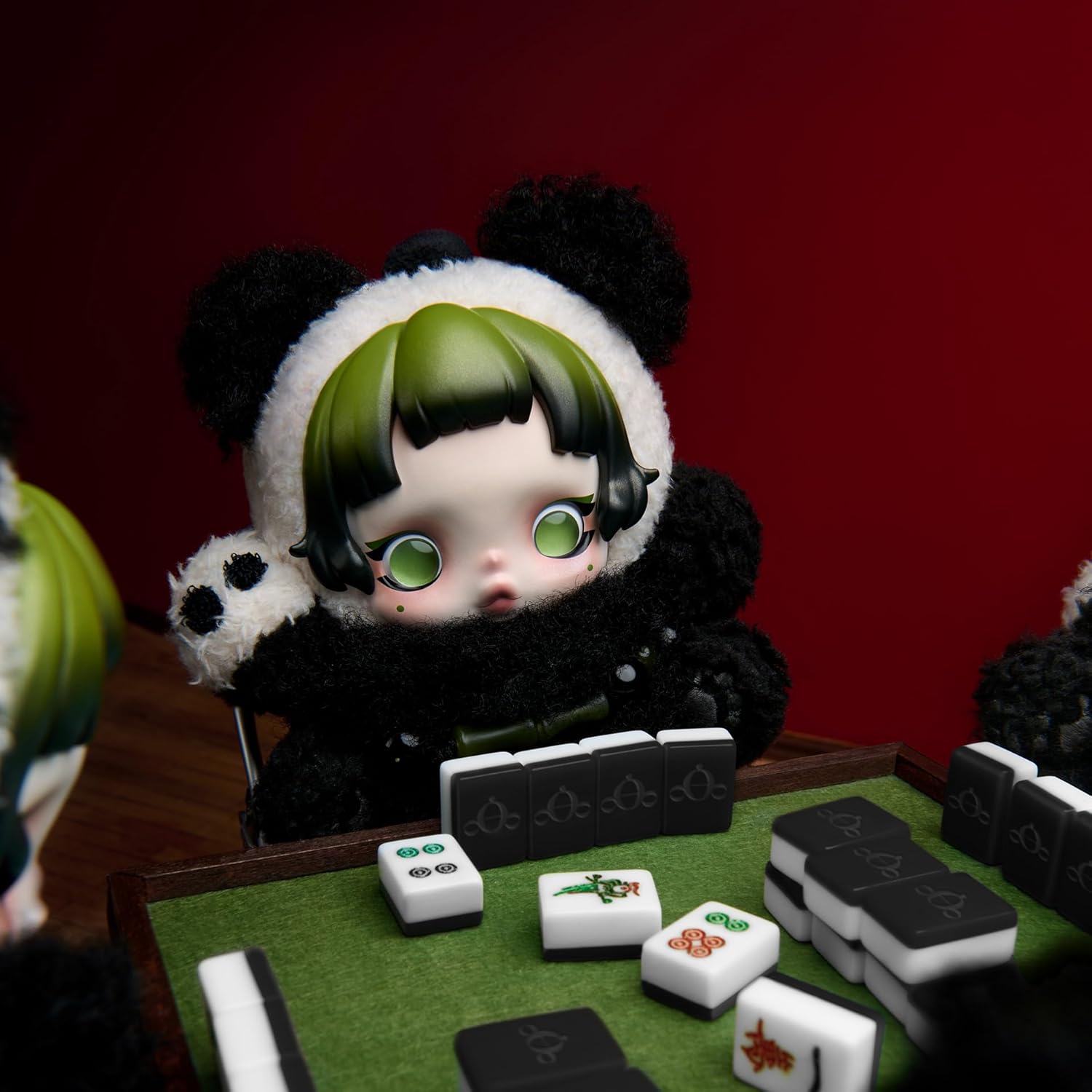 POP MART SKULLPANDA Lazy Panda Plush Doll Pendant 5.31 inches Height