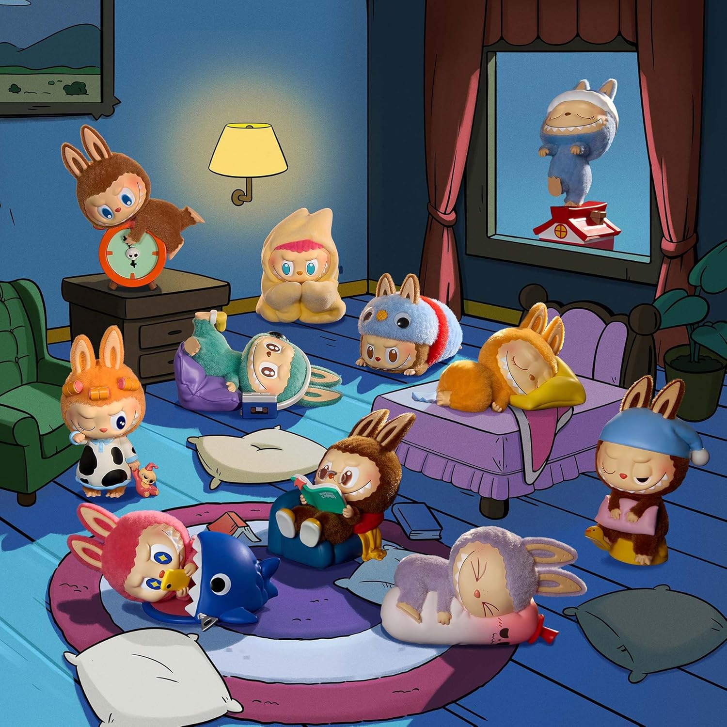 POP MART The Monsters 1:00 A.M. Series Blind Box Figures