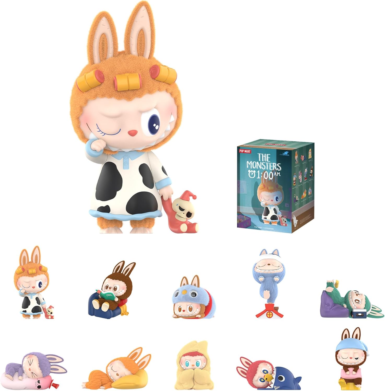 POP MART The Monsters 1:00 A.M. Series Blind Box Figures