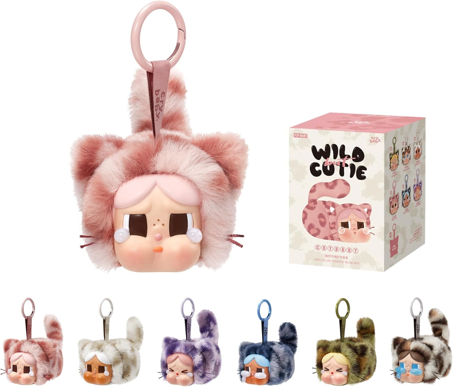 POP MART Crybaby Wild but Cutie Series - Vinyl Plush Pendant Blind Box