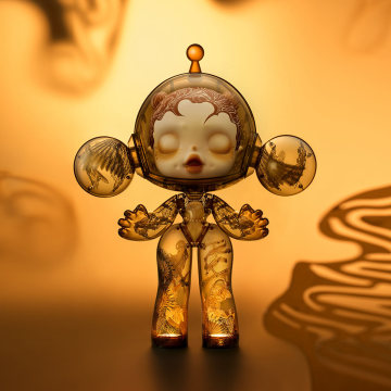 POP MART  MEGA α SKULLPANDA 1000% Wu Jian’an-The Heaven of Nine Levels