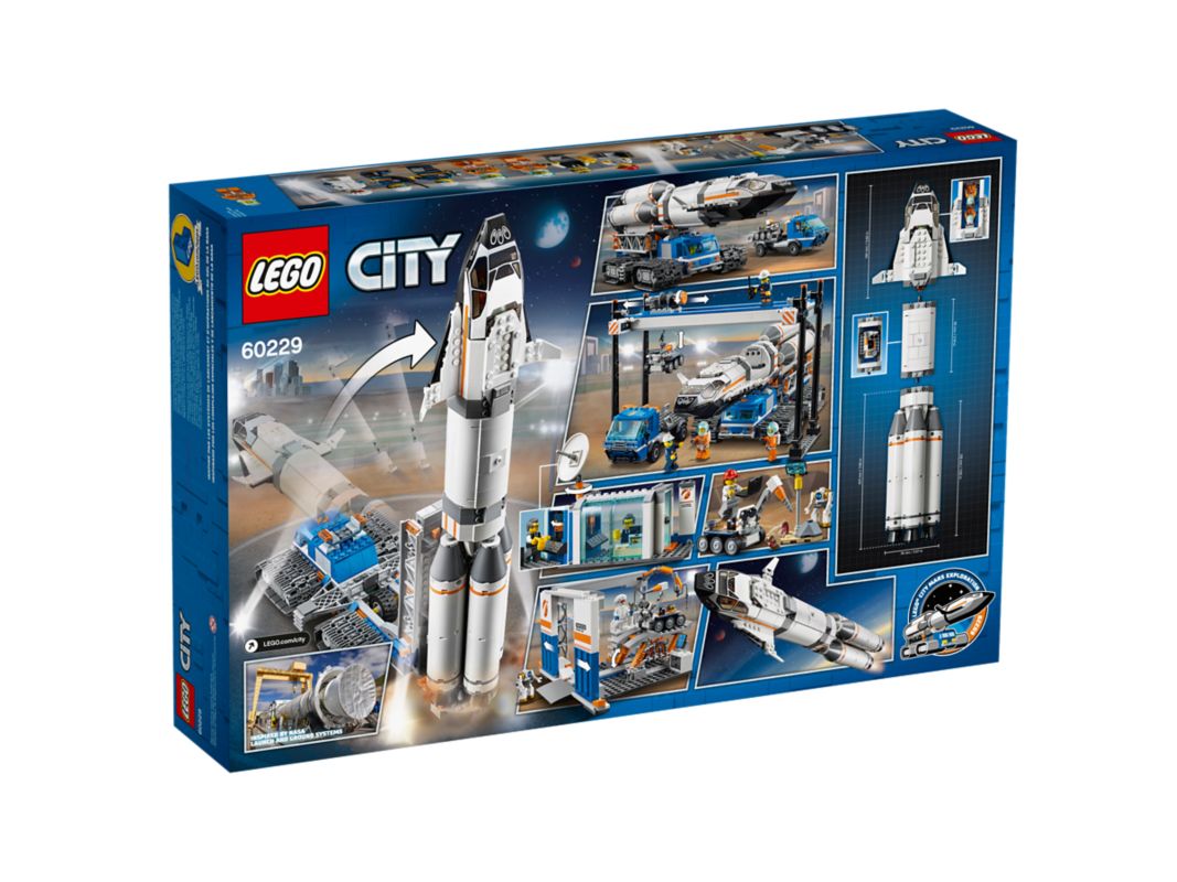 LEGO Rocket Assembly & Transport