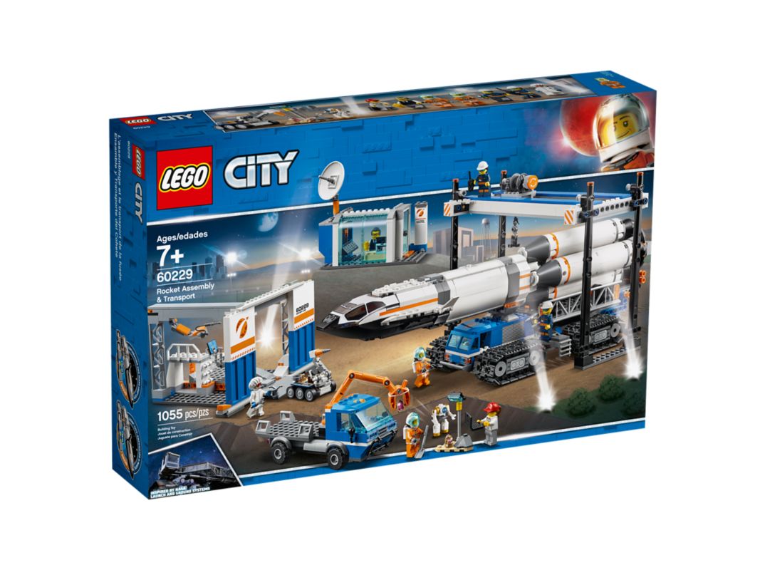 LEGO Rocket Assembly & Transport
