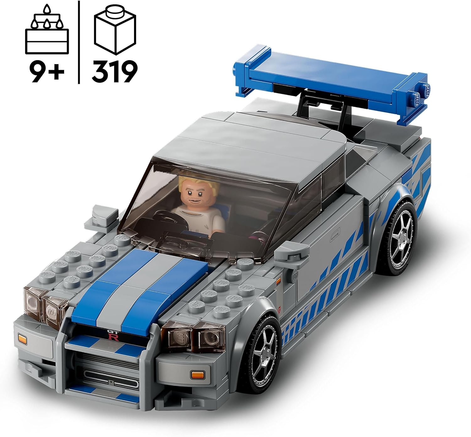 LEGO Speed Champions 2 Fast 2 Furious Nissan Skyline GT-R (R34) Set