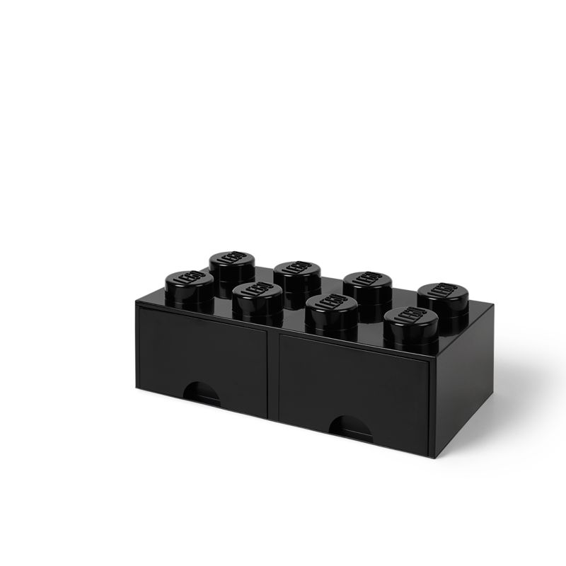 LEGO® 8-Stud Black Storage Brick Drawer