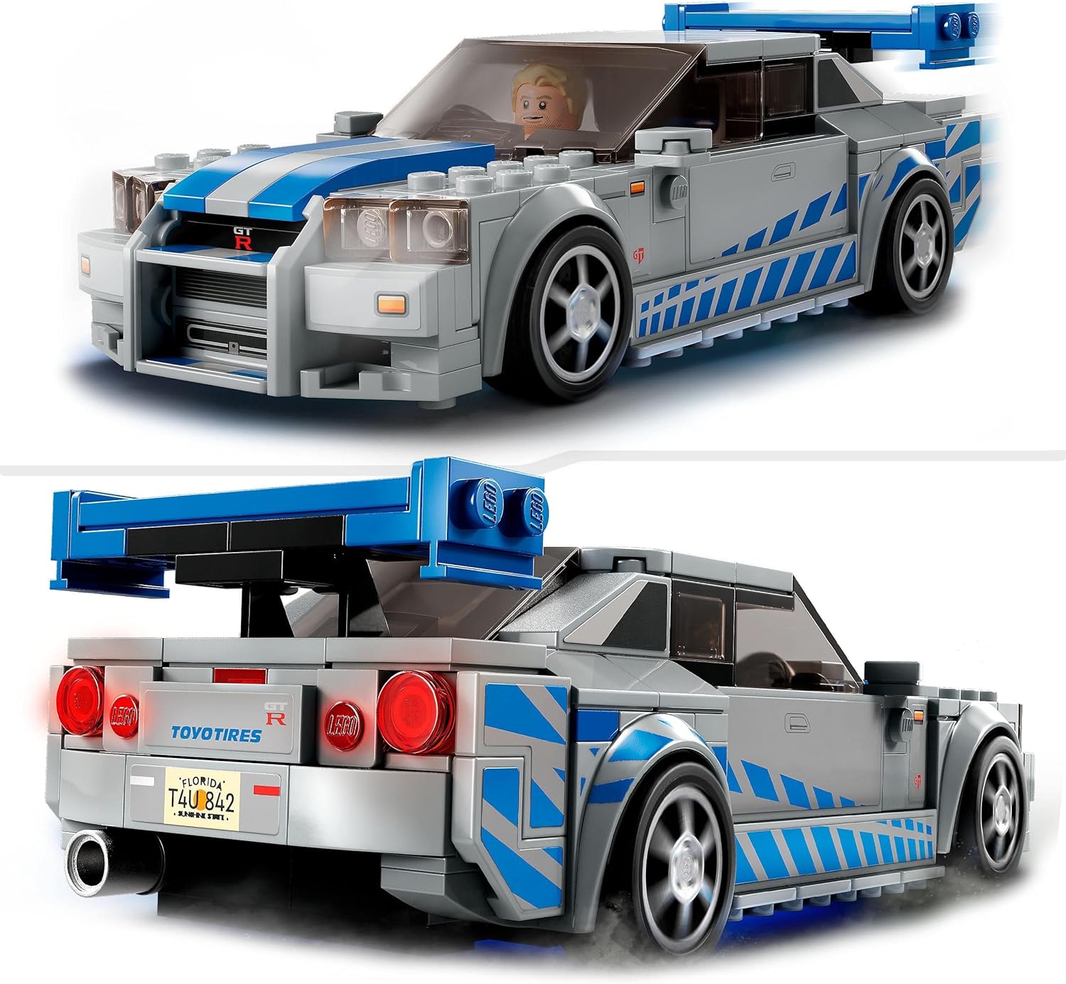 LEGO Speed Champions 2 Fast 2 Furious Nissan Skyline GT-R (R34) Set