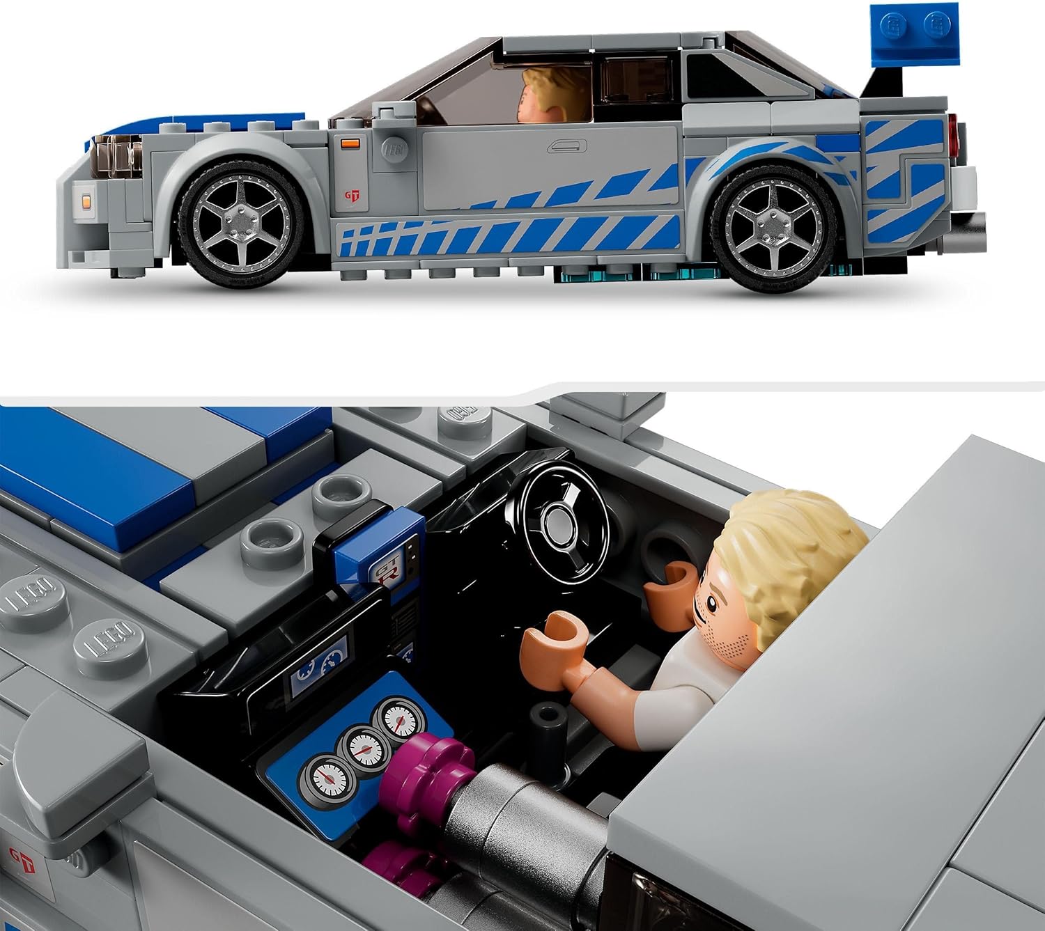 LEGO Speed Champions 2 Fast 2 Furious Nissan Skyline GT-R (R34) Set