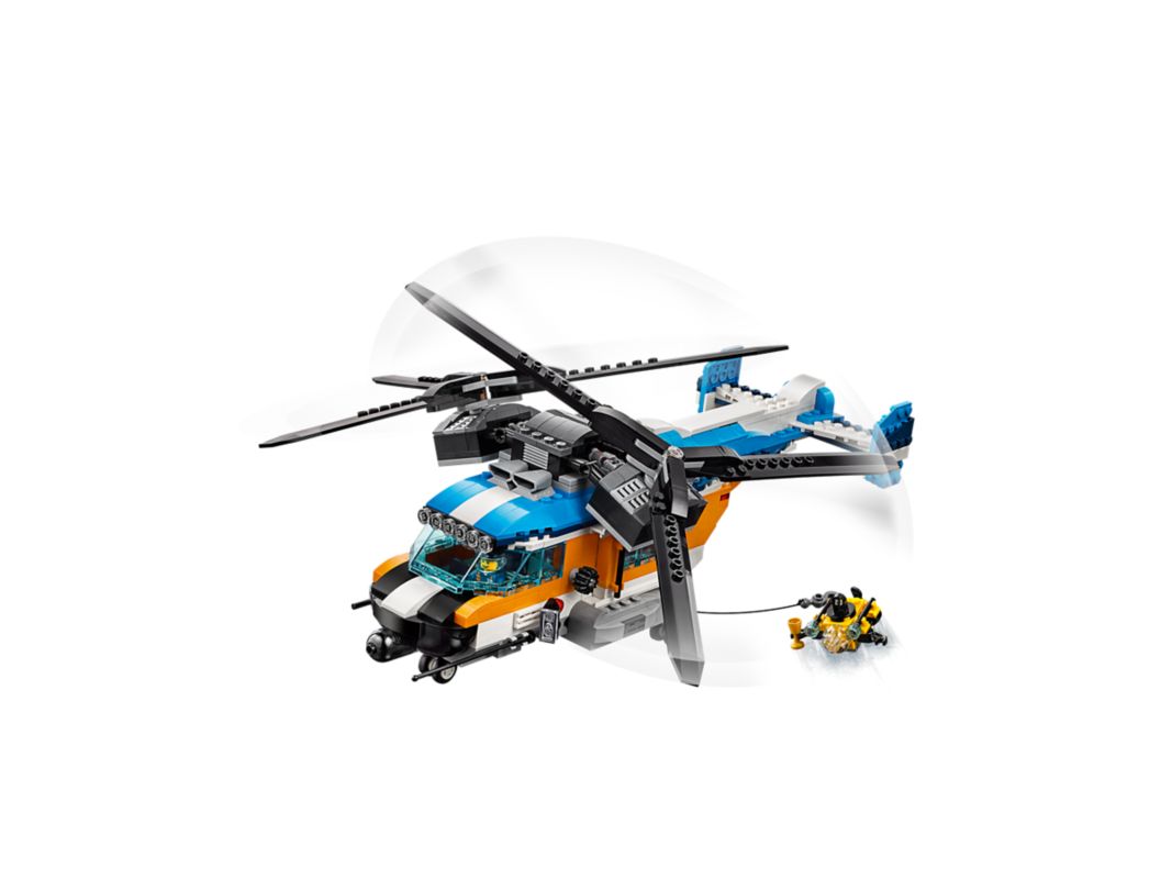 LEGO Twin-Rotor Helicopter