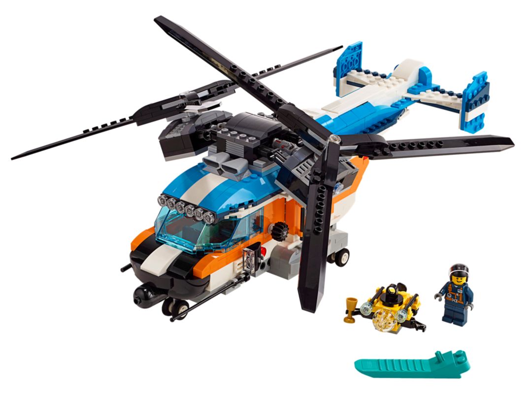 LEGO Twin-Rotor Helicopter