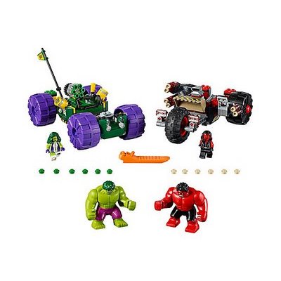 LEGO Hulk vs. Red Hulk