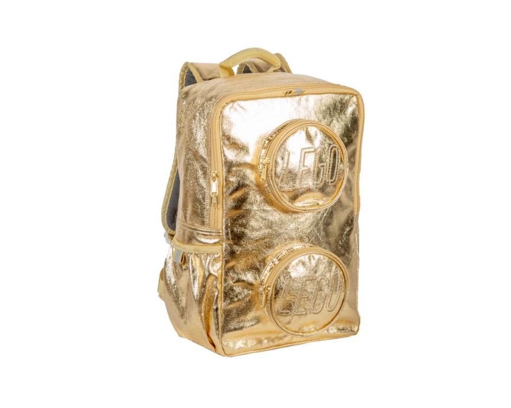 LEGO® Gold Metallic Brick Backpack