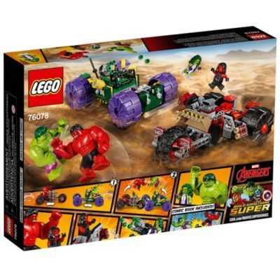 LEGO Hulk vs. Red Hulk