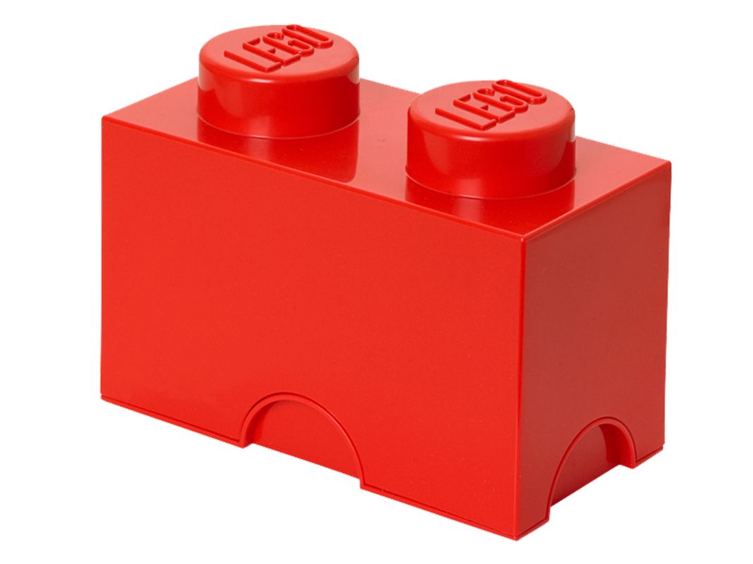 LEGO® 2-stud Red Storage Brick