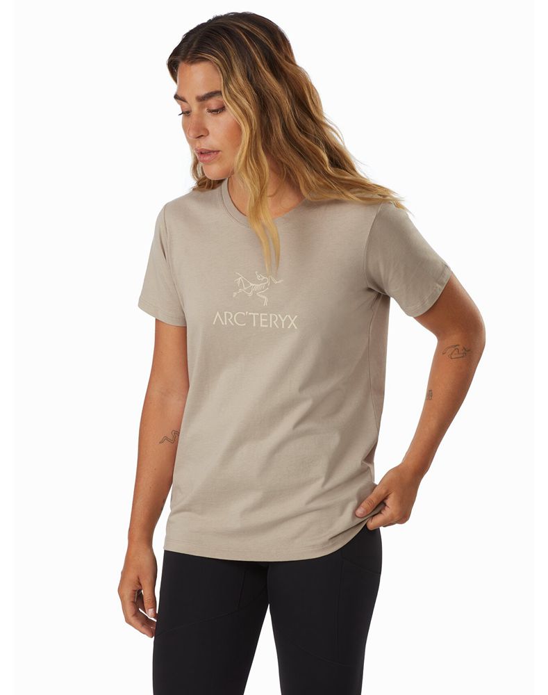 Arc'teryx Arc'Word T-Shirt Womens - Beige