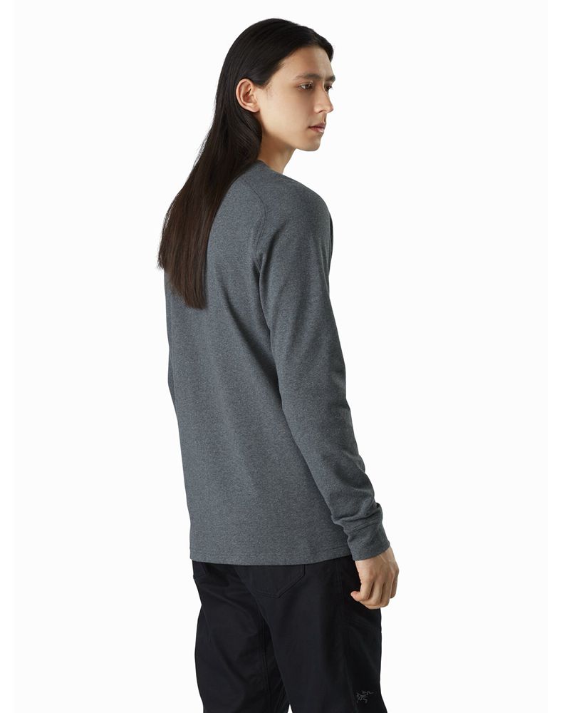 Arc'teryx Sirrus Henley LS T-Shirt Mens - Grey