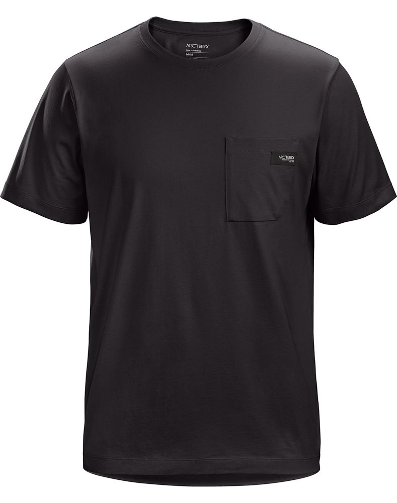 Arc'teryx Cinder Pocket T-Shirt Mens - Black