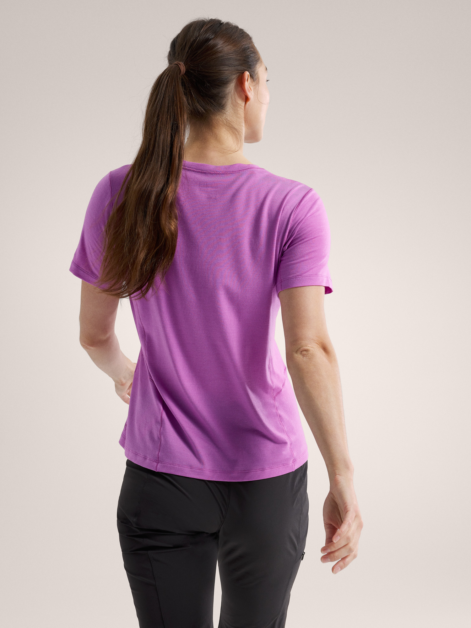 Lana Merino Wool Crew Shirt SS Women's