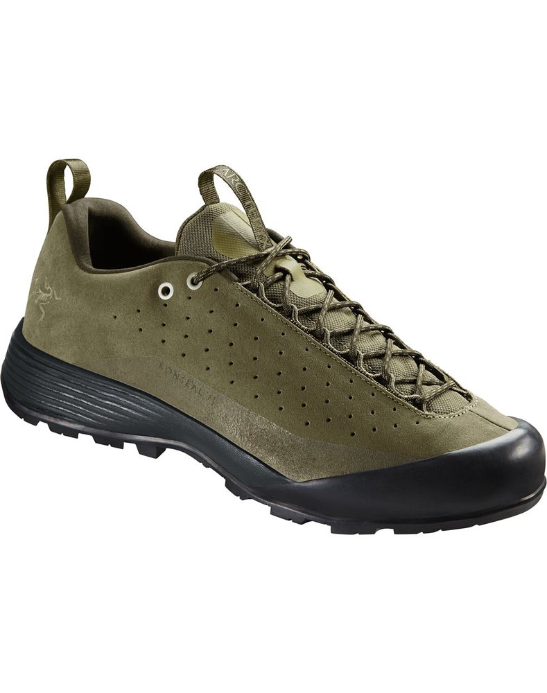 Arc'teryx Konseal FL 2 Leather Approach Shoes Womens - Green