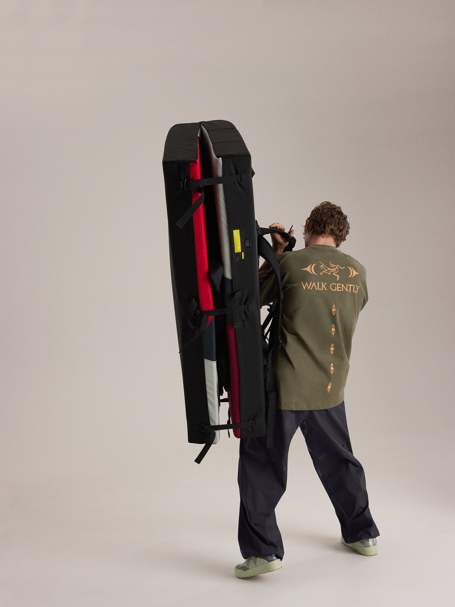 Walk Gently Cotton Cedar Bark Shirt SS Men's