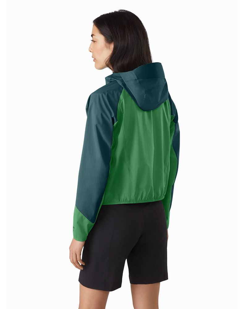 Arc'teryx Stowe Windshell ReBird Jacket Womens - Green