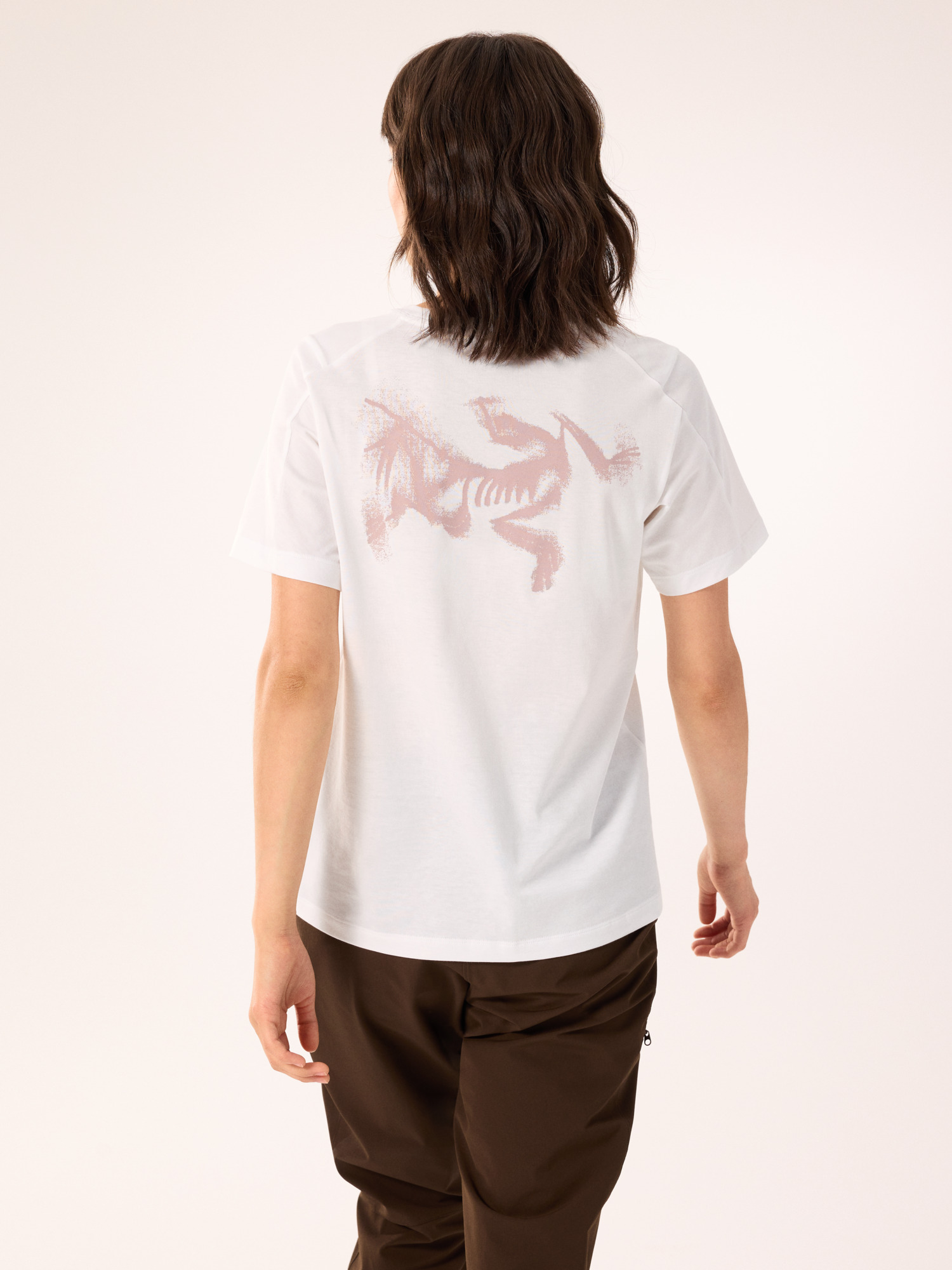 Kragg SL Cotton Blurred Bird Crew Shirt SS Women's