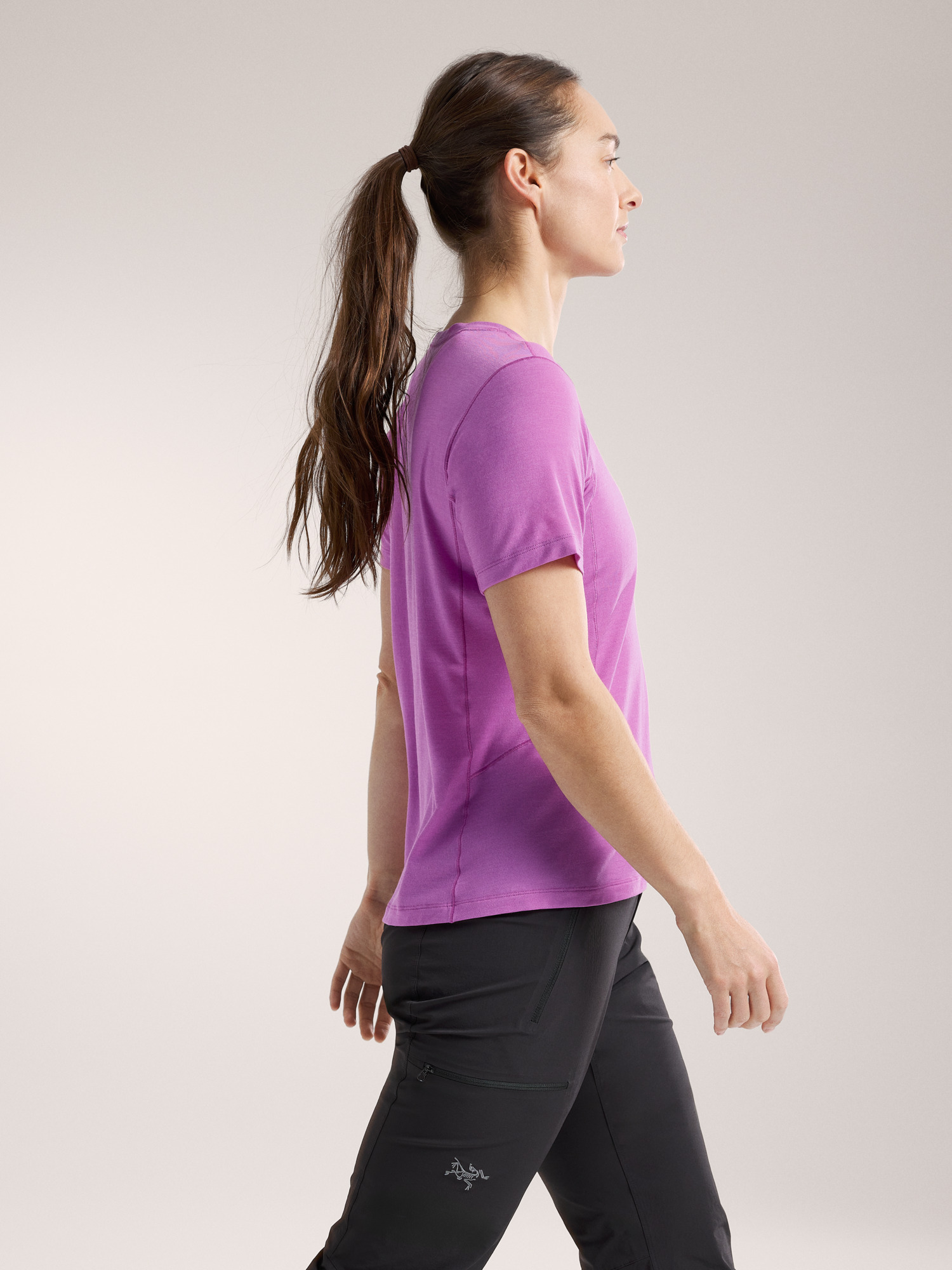 Lana Merino Wool Crew Shirt SS Women's