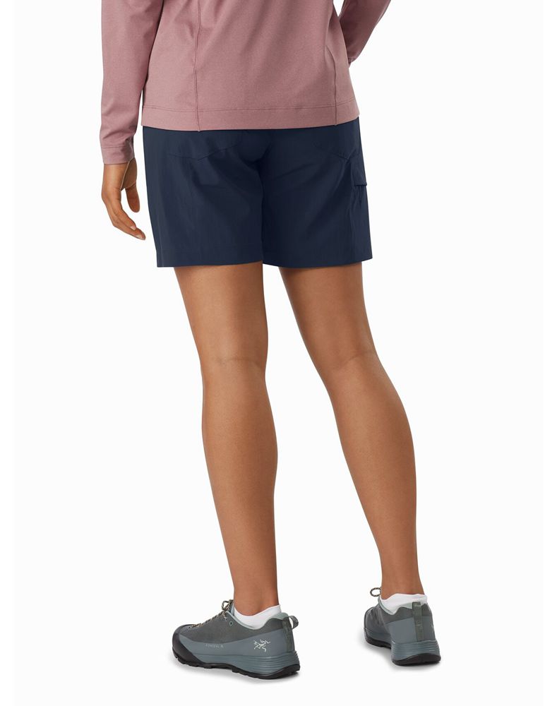 Arc'teryx Alroy 7 Shorts Womens - Blue