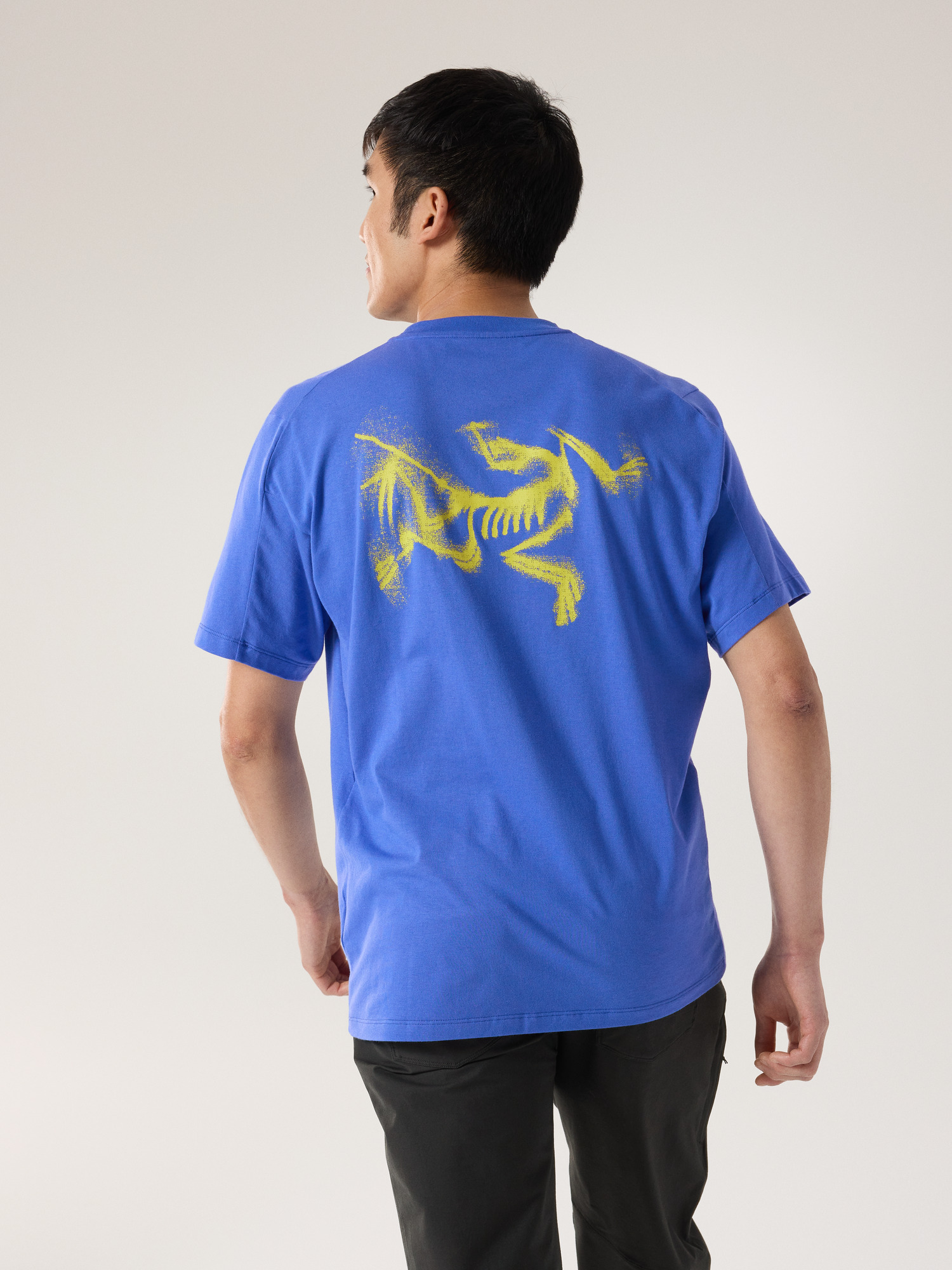 Kragg SL Cotton Blurred Bird Shirt SS Men's