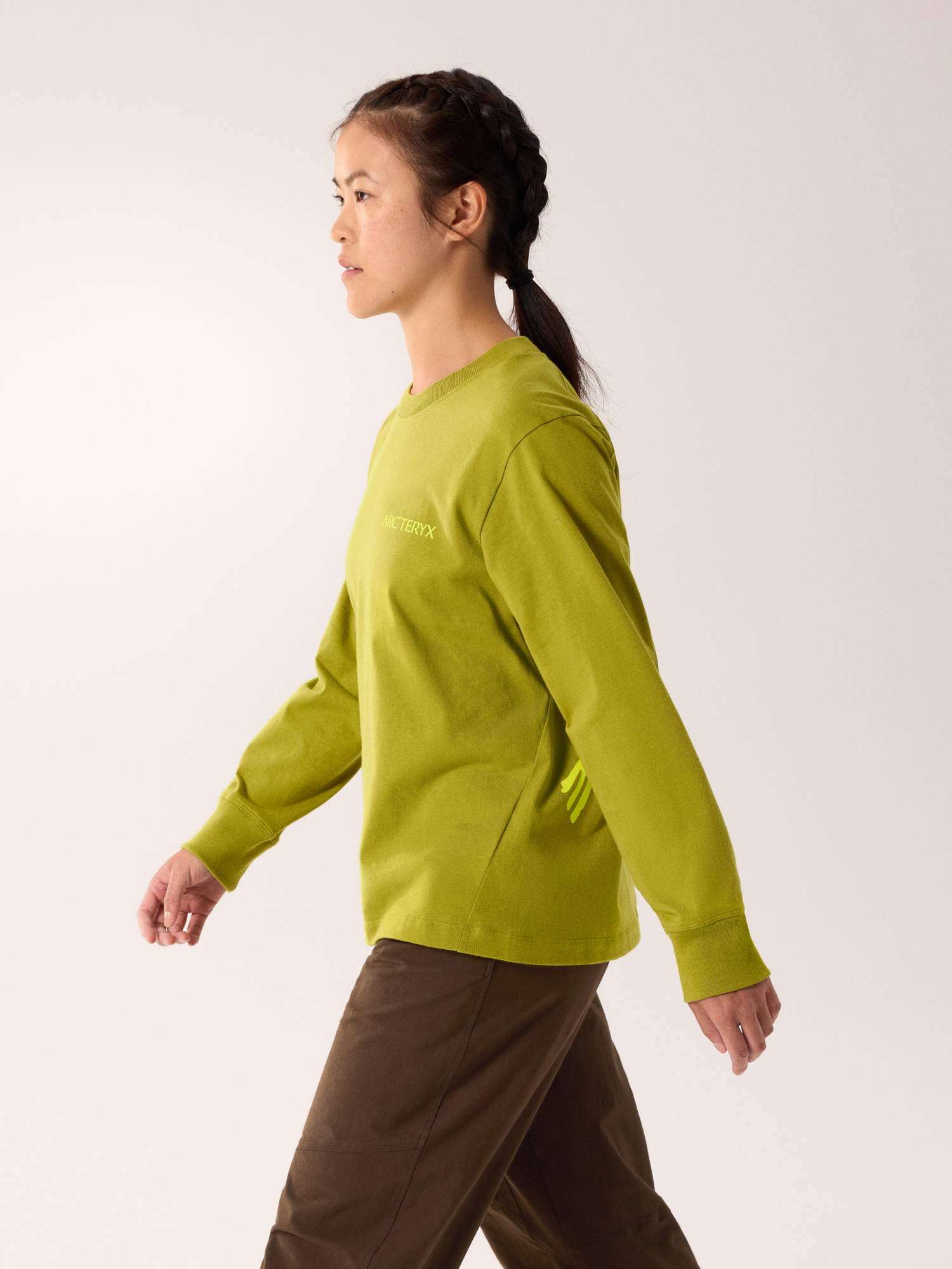 Kragg Cotton Bird Crew Neck Shirt LS Women's