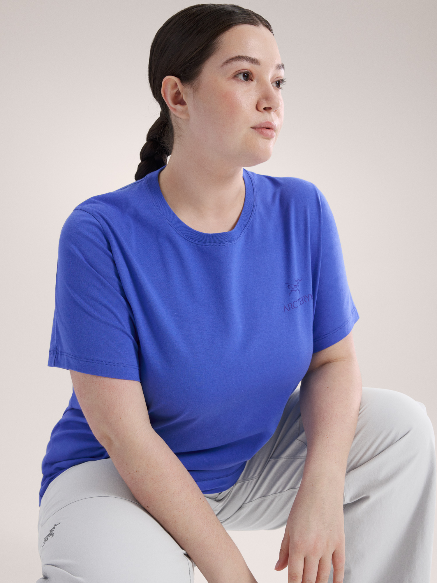 Kragg SL Cotton Emblem Crew Shirt SS Women's