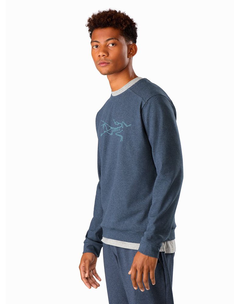 Arc'teryx Mentum Bird Emblem Pullover Mens - Blue