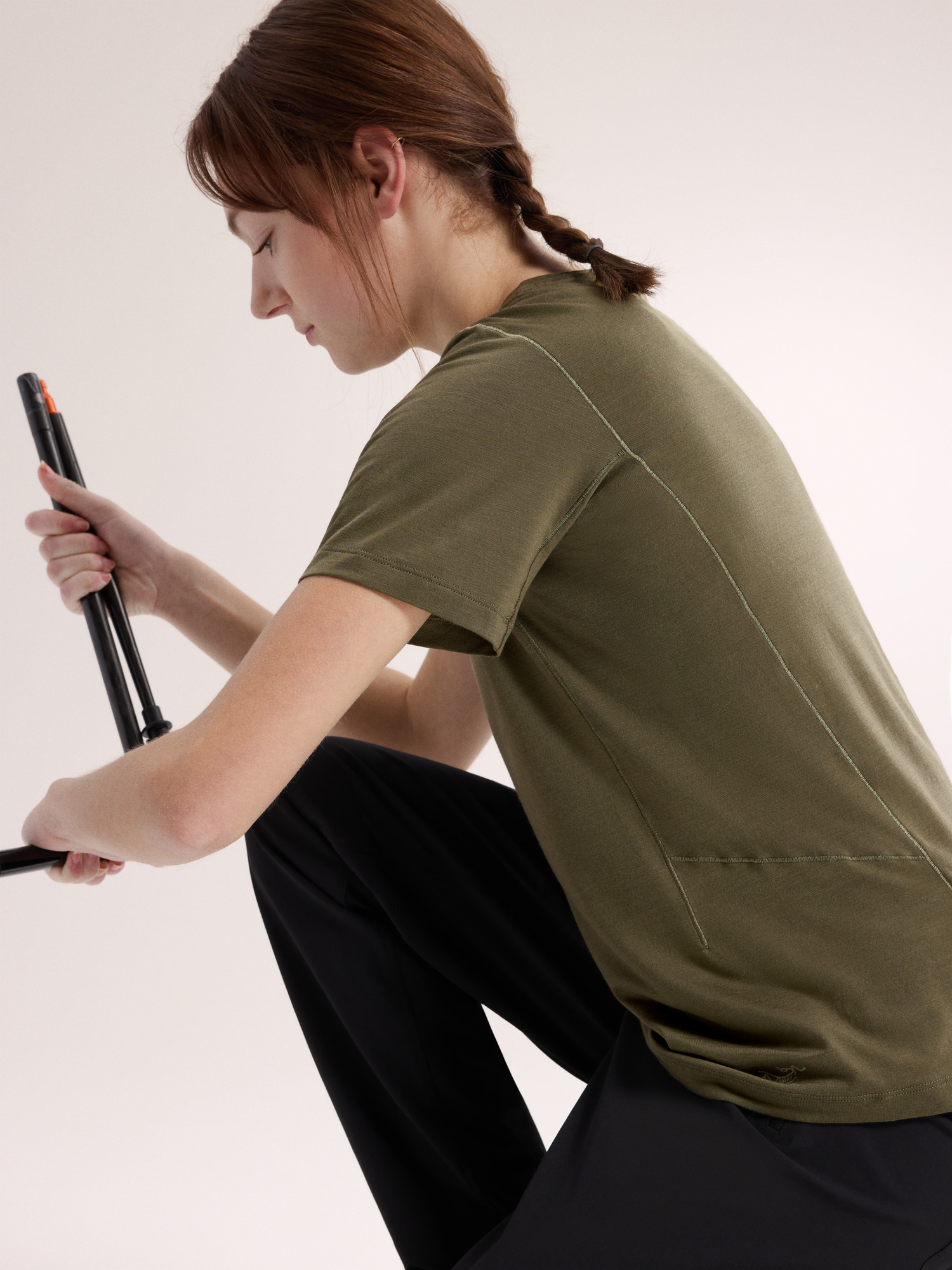 Lana Merino Wool Crew Shirt SS Women's