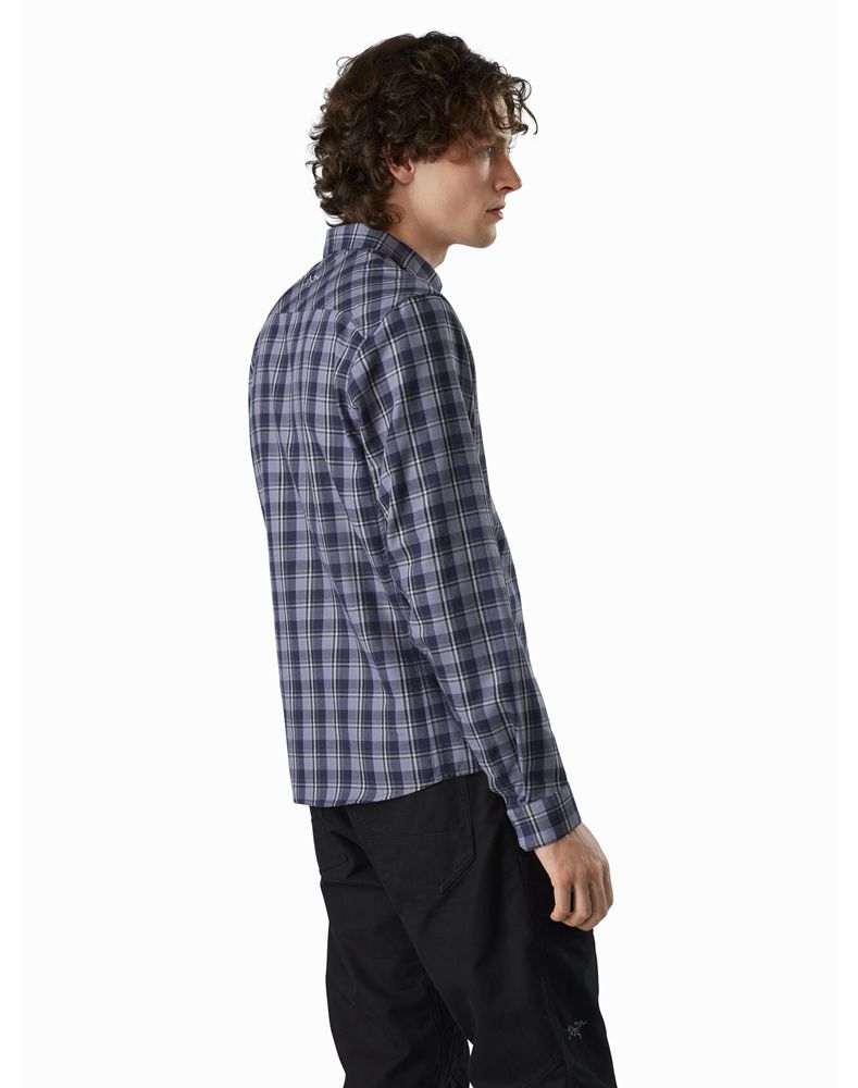Arc'teryx Bernal LS Shirt Mens - Blue