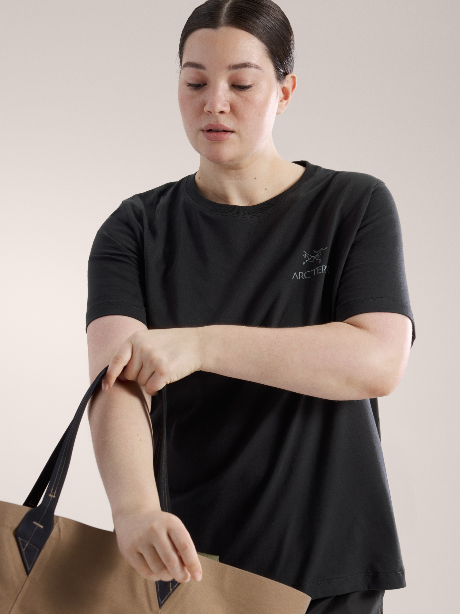 Kragg SL Cotton Emblem Crew Shirt SS Women's