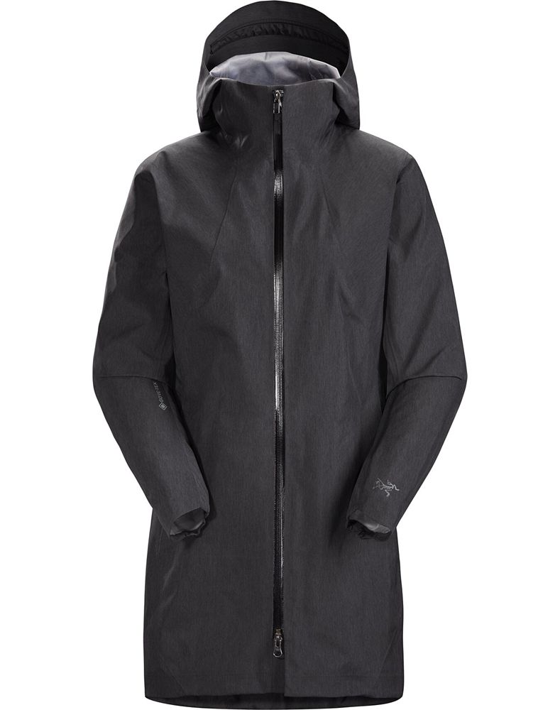 Arc'teryx Codetta Cinch Heather Coat Womens - Black