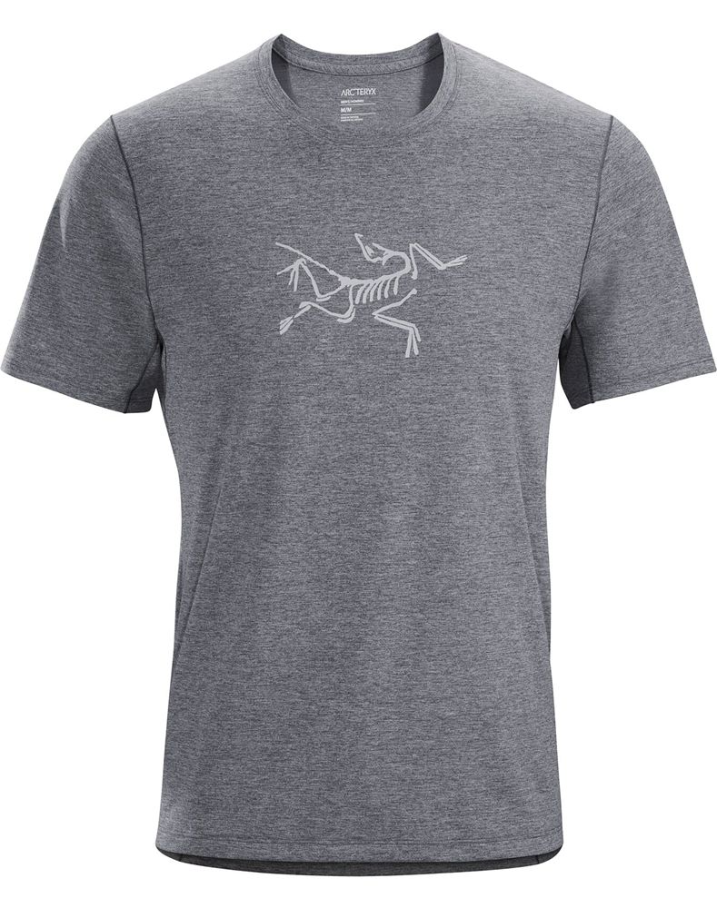 Arc'teryx Cormac Logo SS T-Shirt Mens - Grey